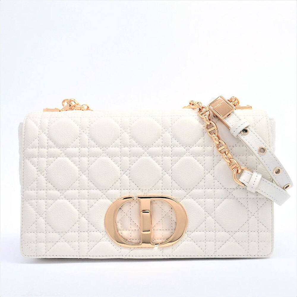 Christian Dior CARO Bag Chain Shoulder Cannage Stitch